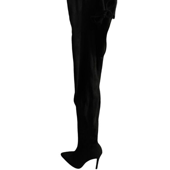 Fashion Nova Always Bossy High Rise Stiletto Over the Knee Heels Size 6 - Picture 1 of 12